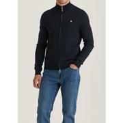 Merino zip cardigan
