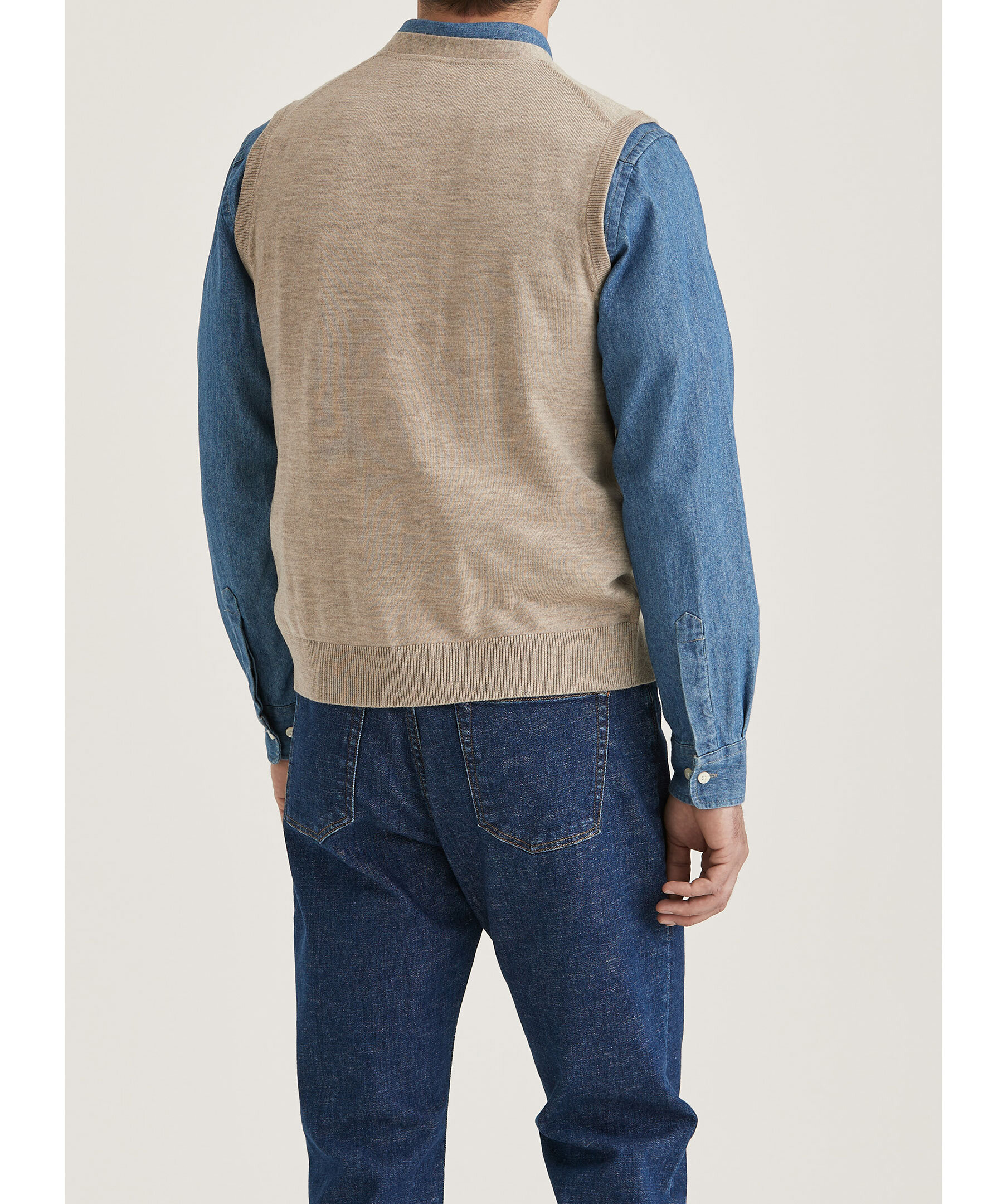 Merino slipover vest 3