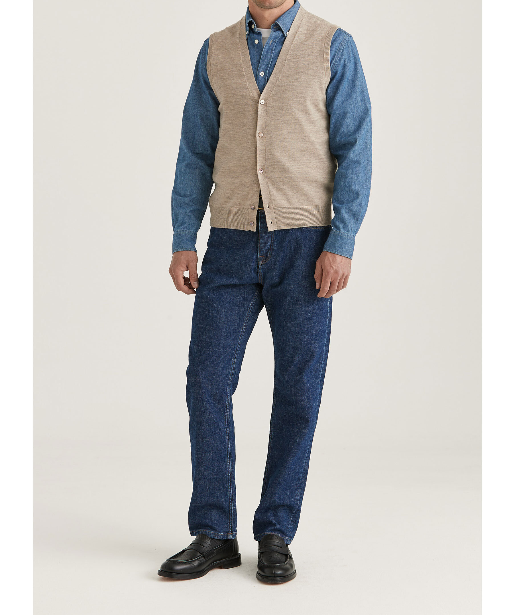 Merino slipover vest 4