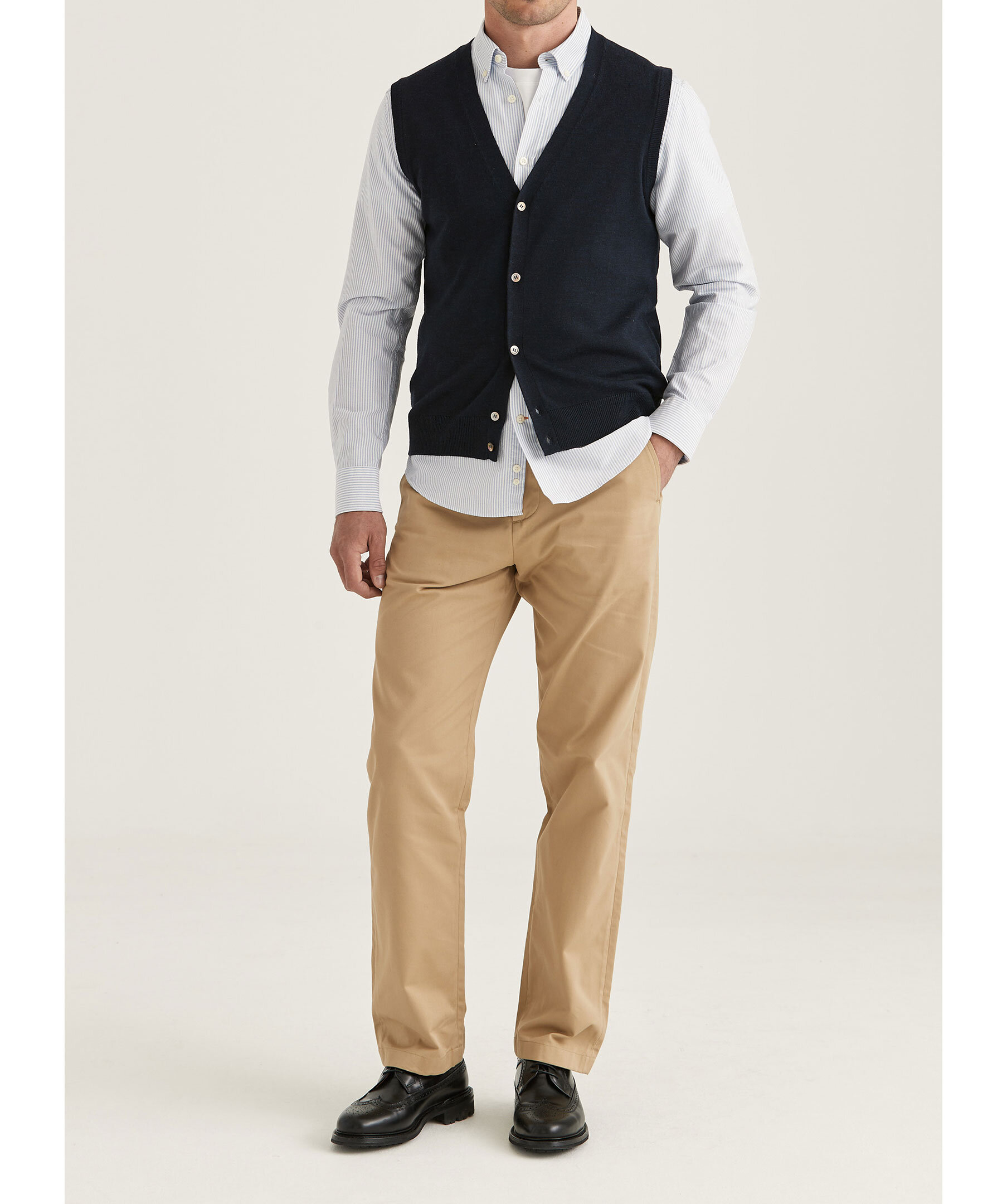 Merino slipover vest 4