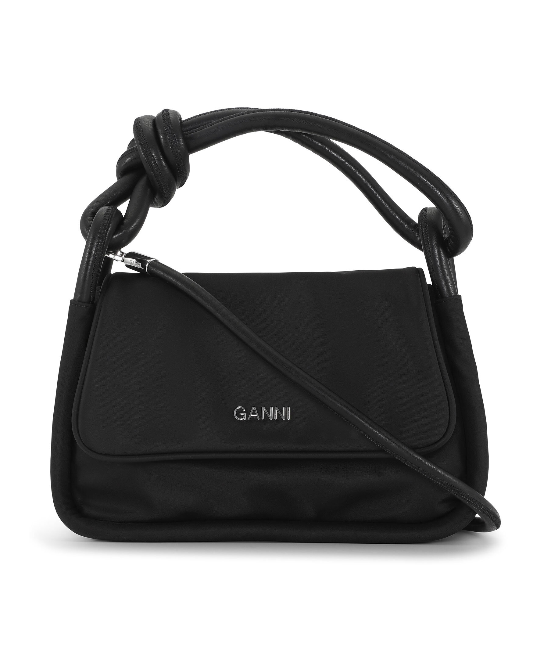 Knot flap over bag 1