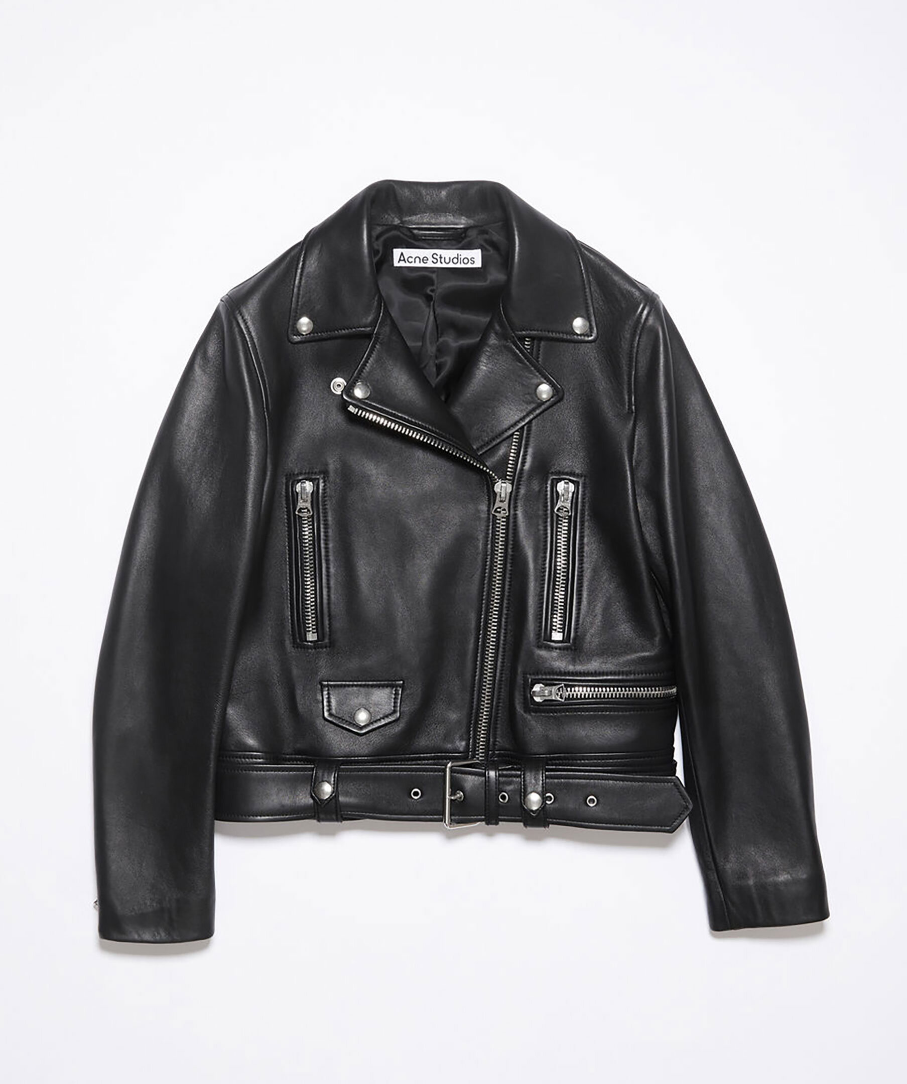 Mock leather jacket