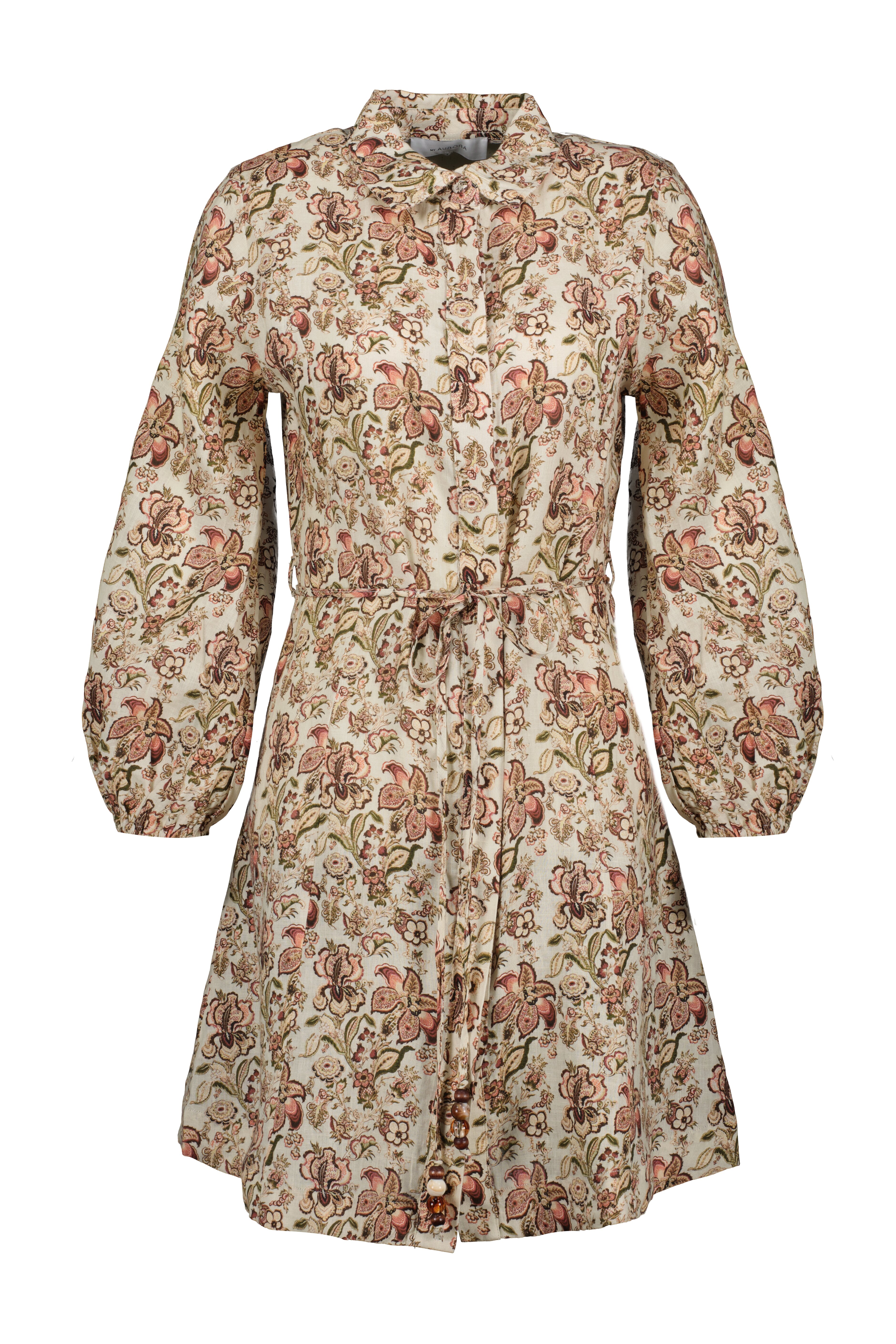 Amalie printed linen dres 1