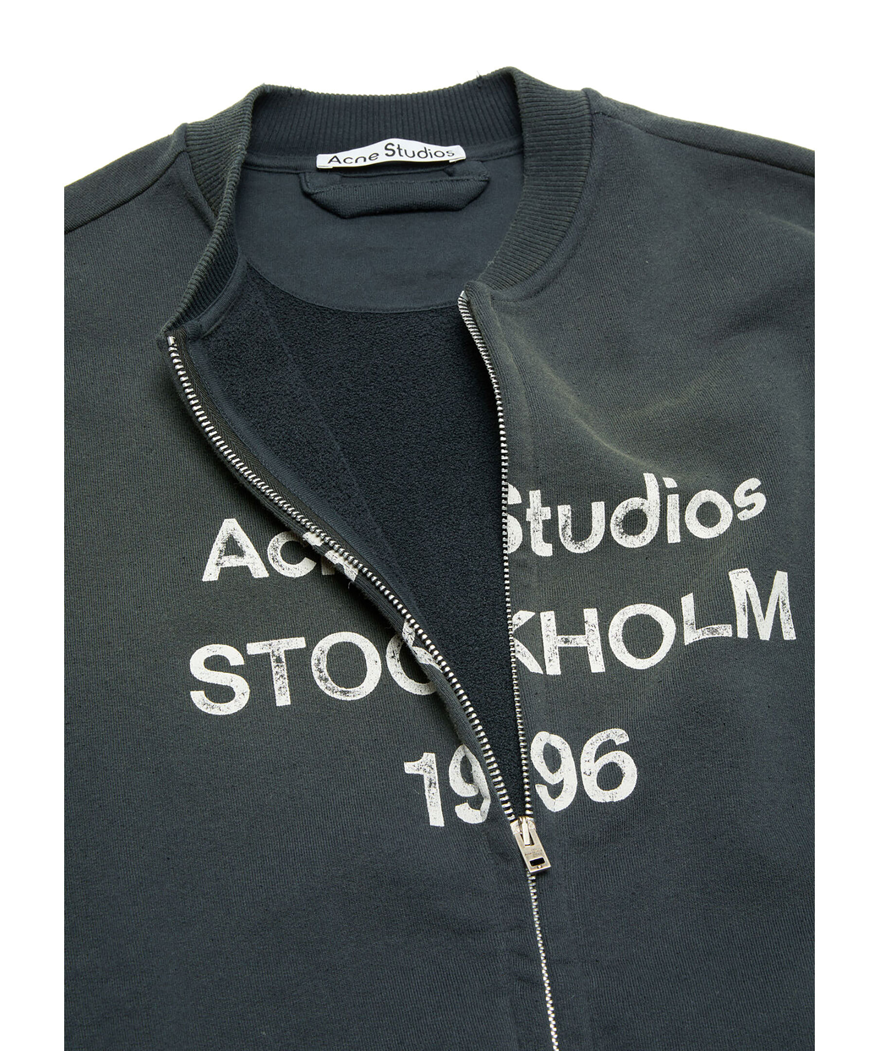 【定番】Acne Studios Fiah U Zip 1996 ジップ スウェット Handla Fiah U Zip 1996, Svart hos Johnells.se | CI0189-900