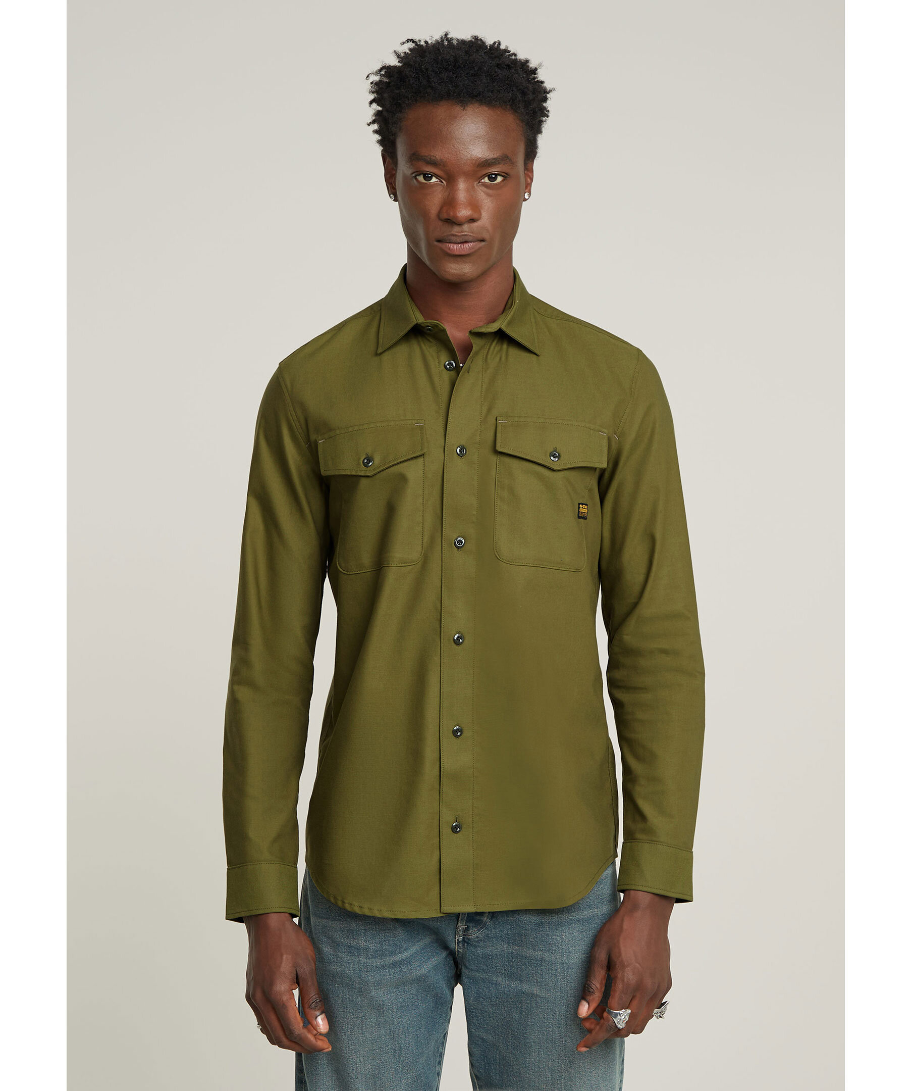 Marine Slim Shirt 1