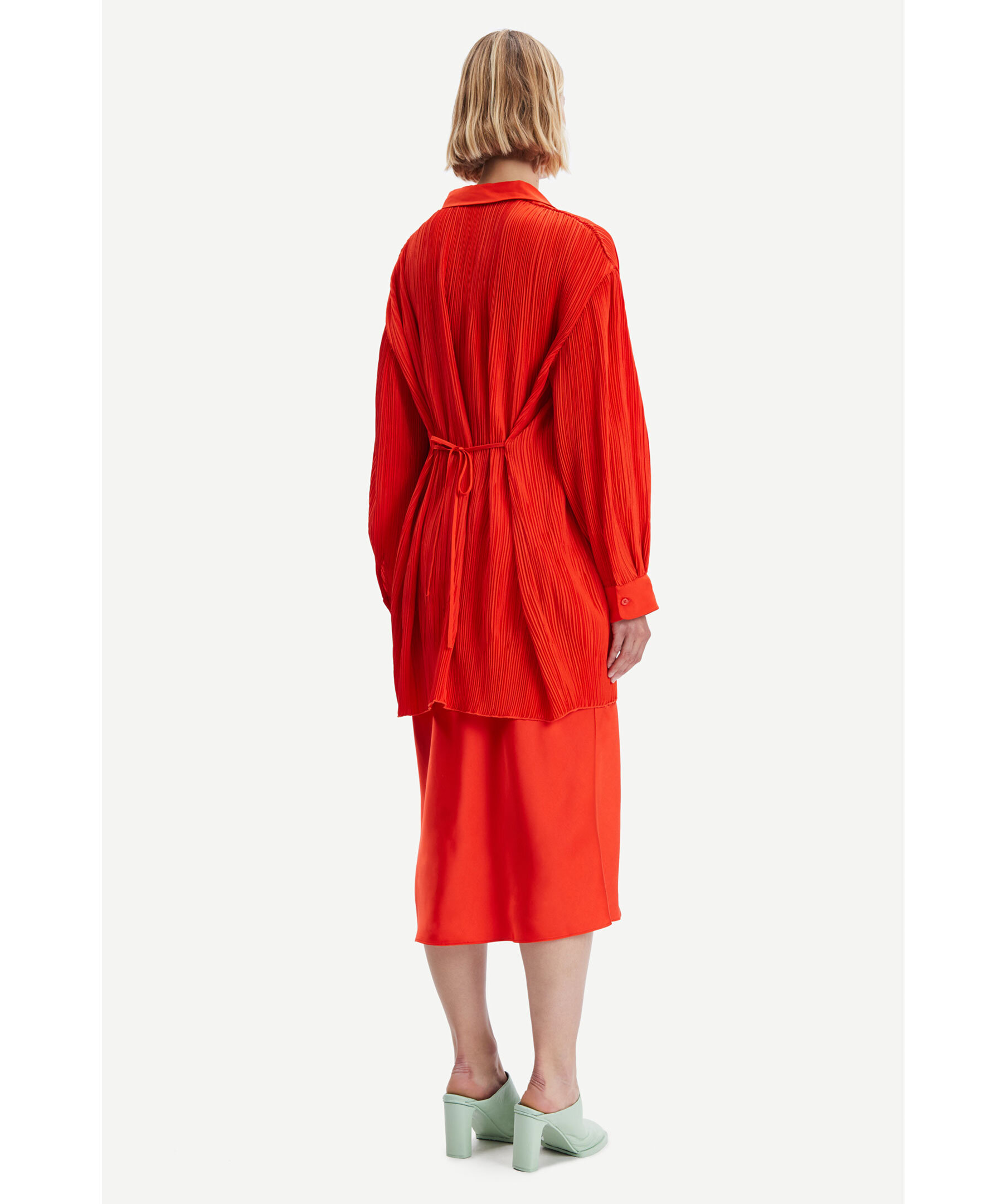 Fridah Plisse Shirt Dress 2