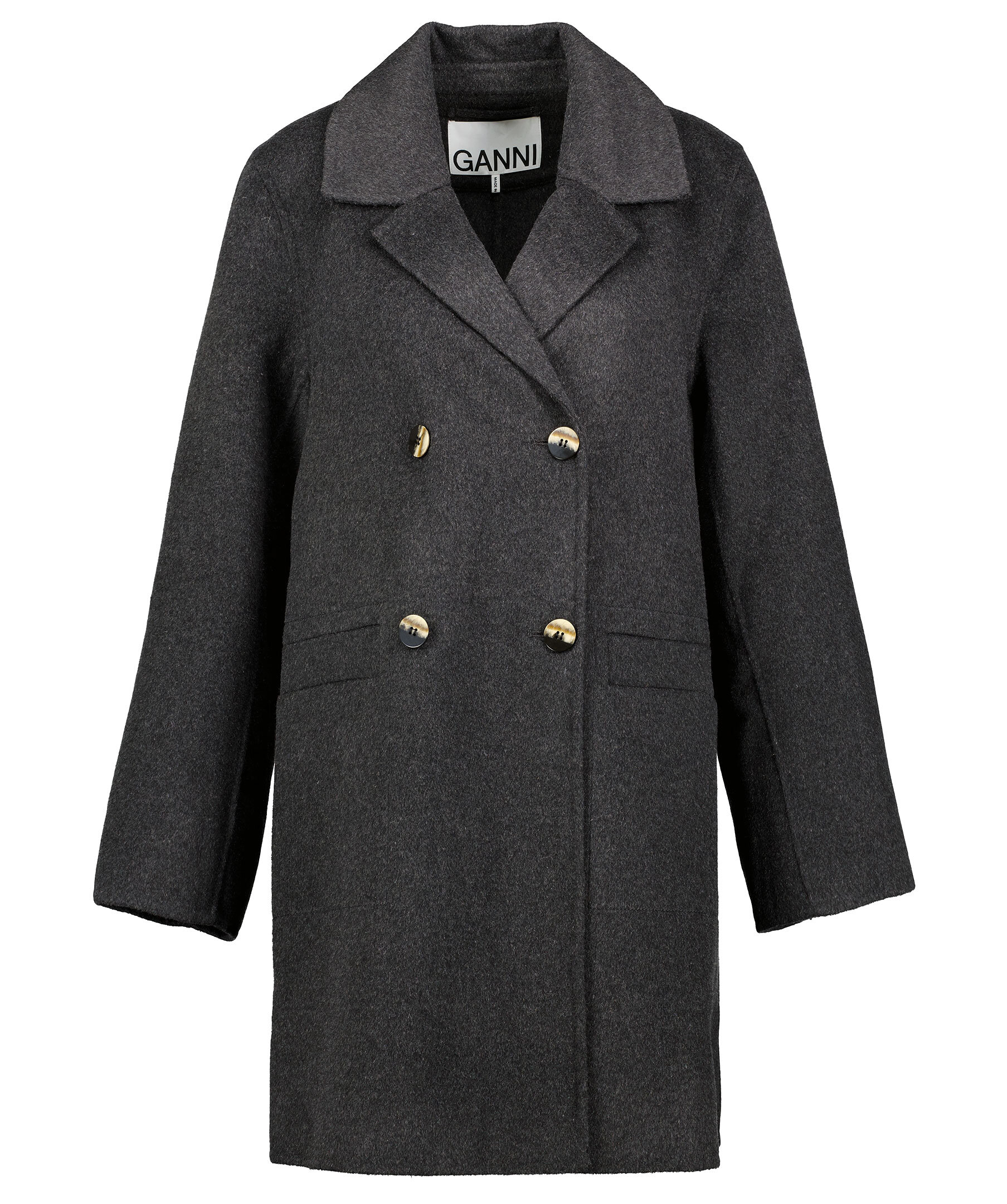 Wool midi coat