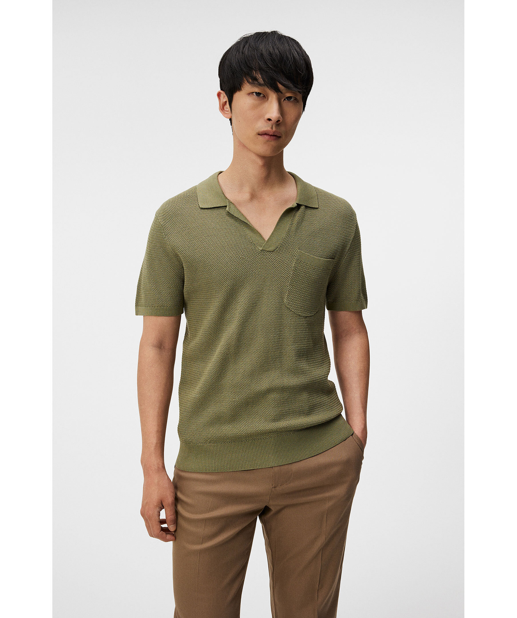 Ben Open Collar Polo 1