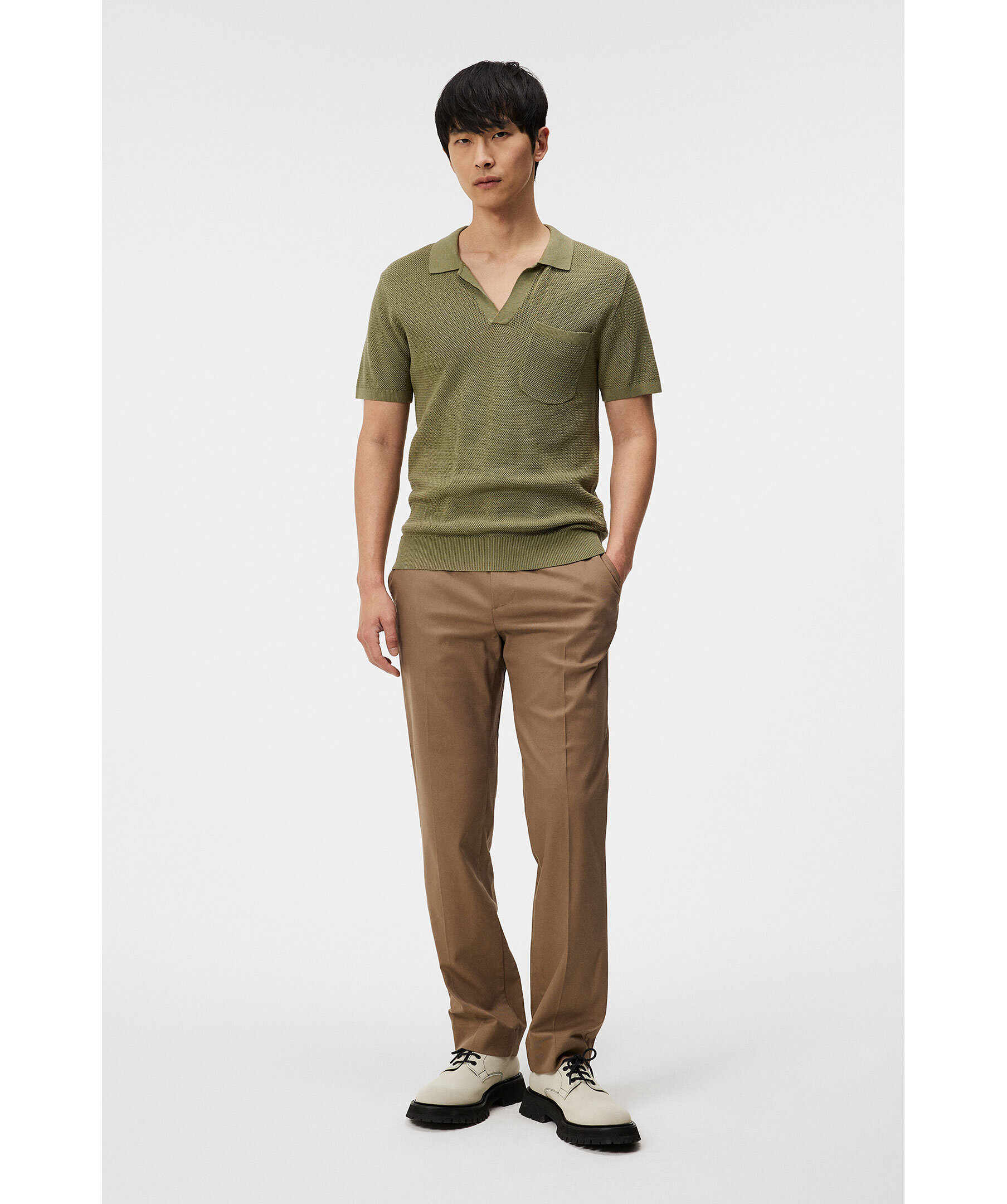 Ben Open Collar Polo 2