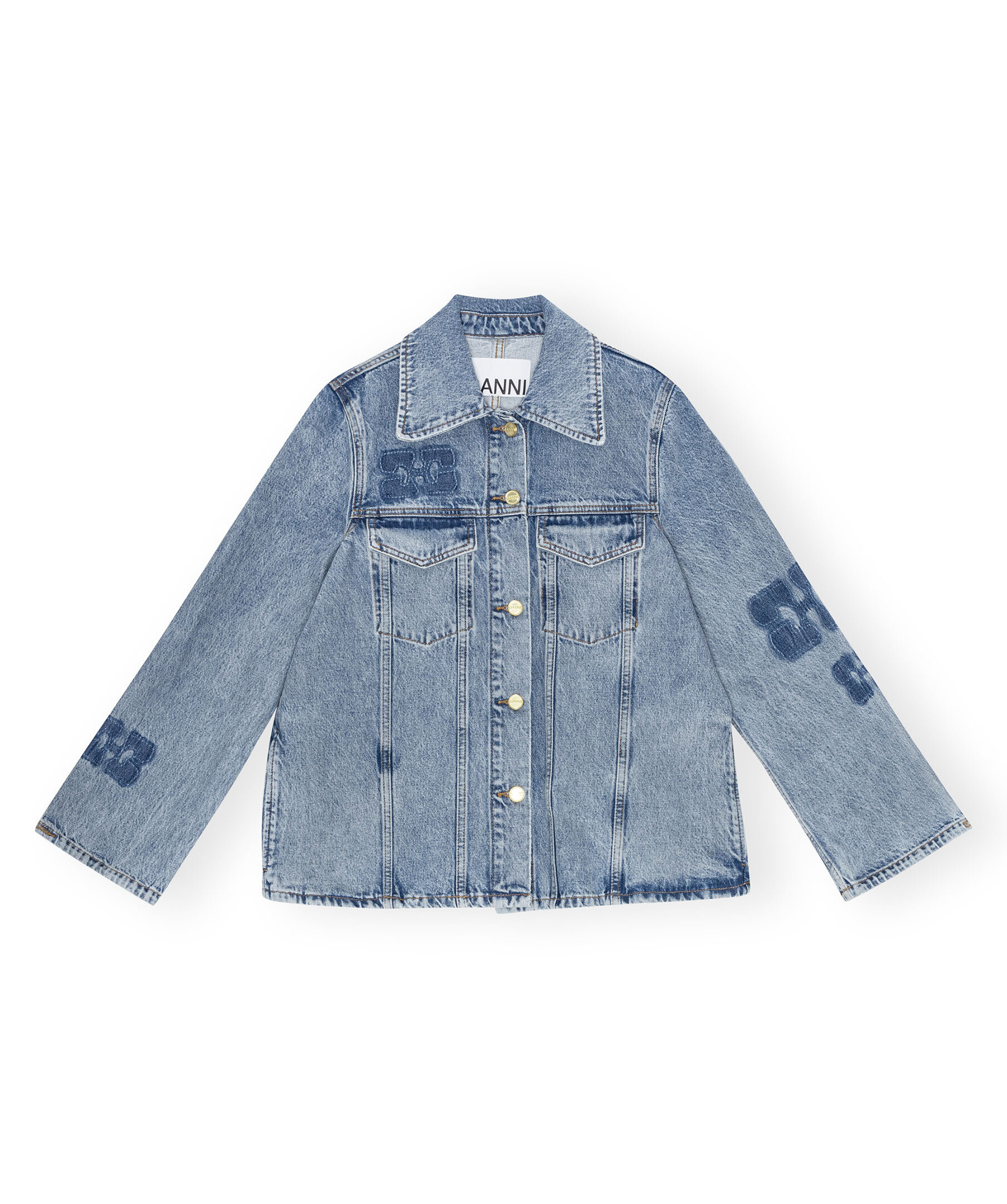Patch Denim Jacket 1