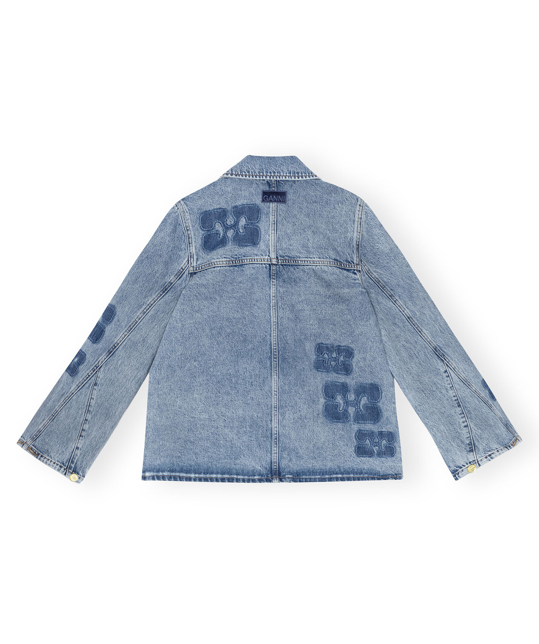 Patch Denim Jacket 2