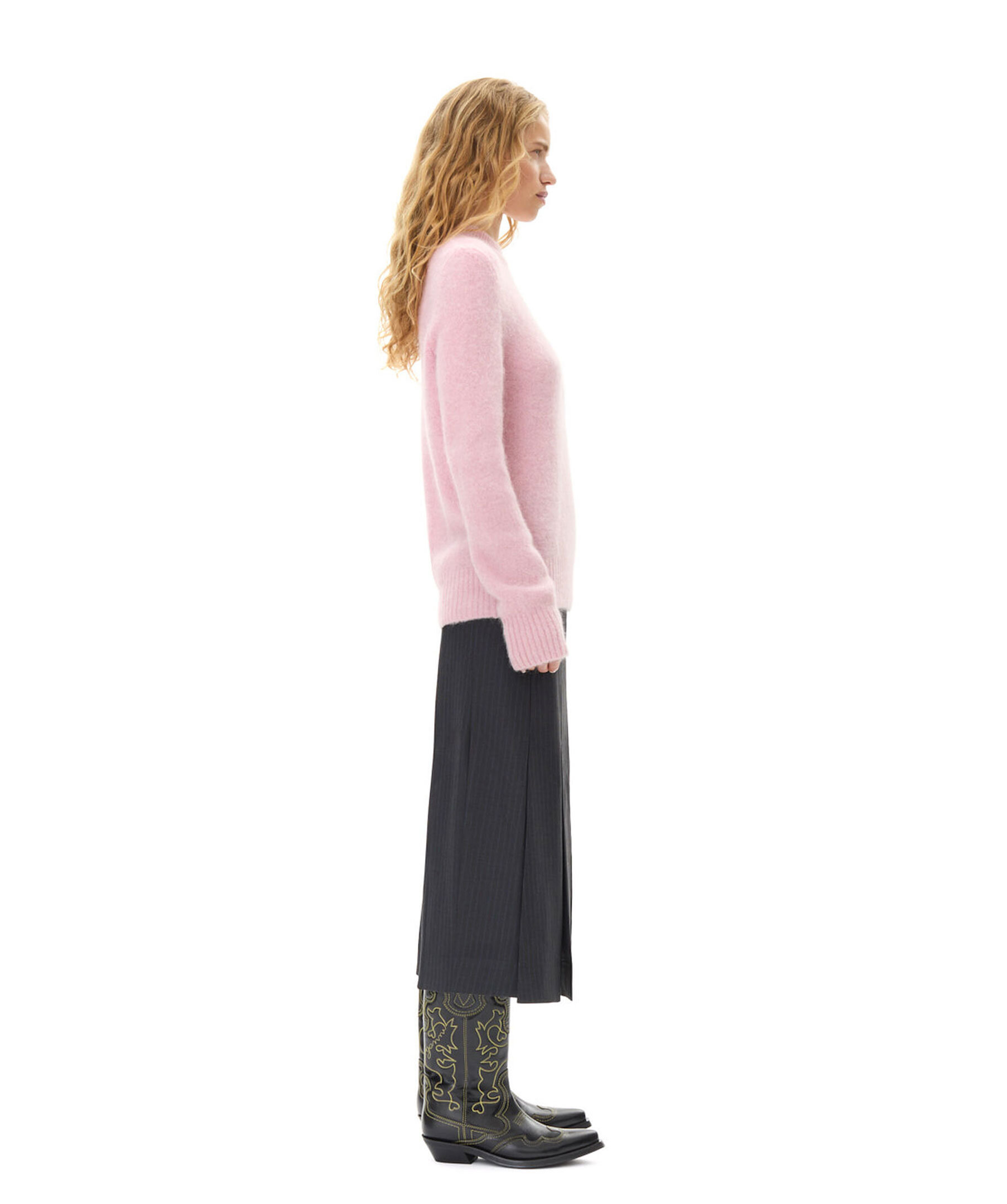 Brushed Alpaca O neck 3