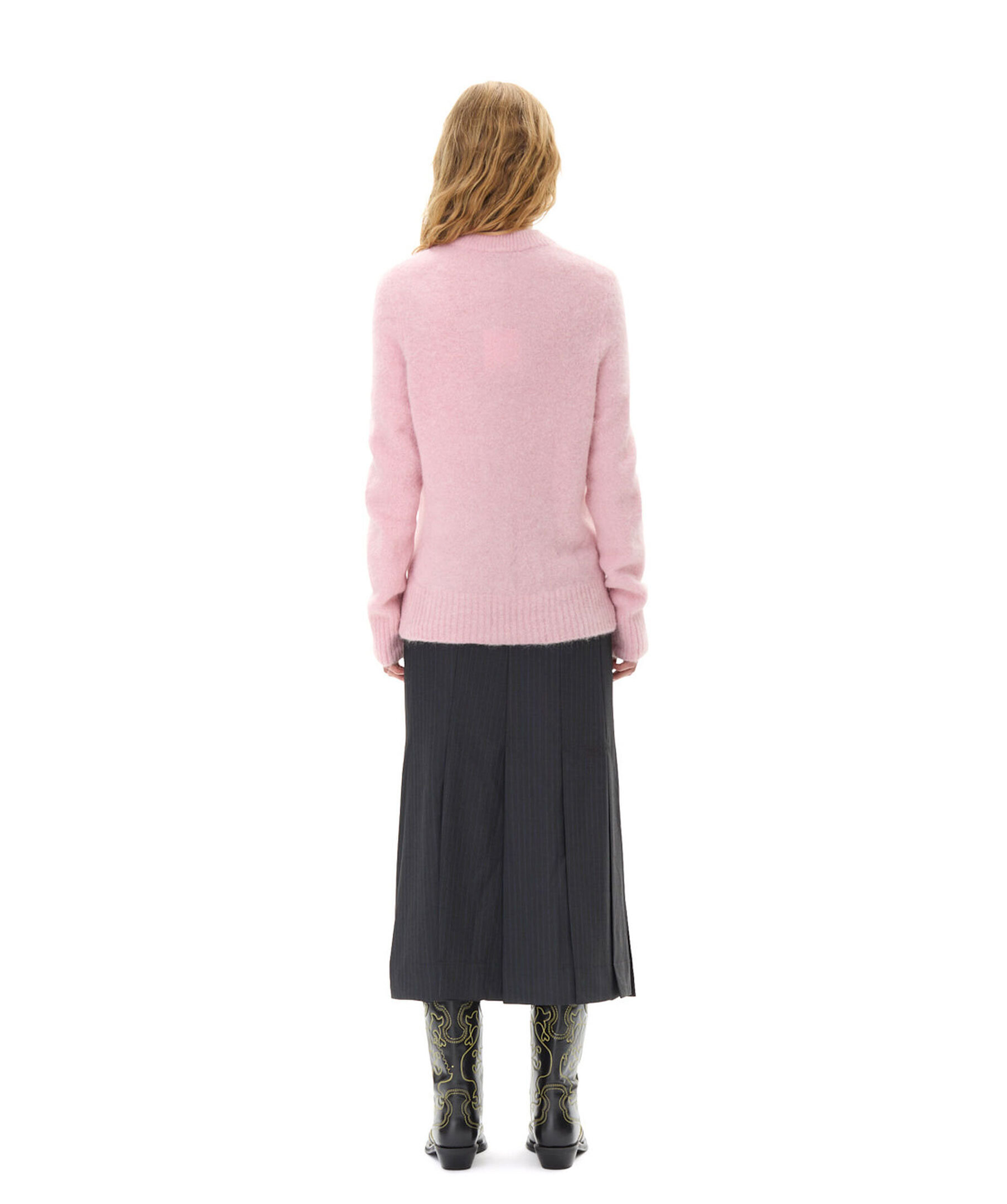 Brushed Alpaca O neck 4