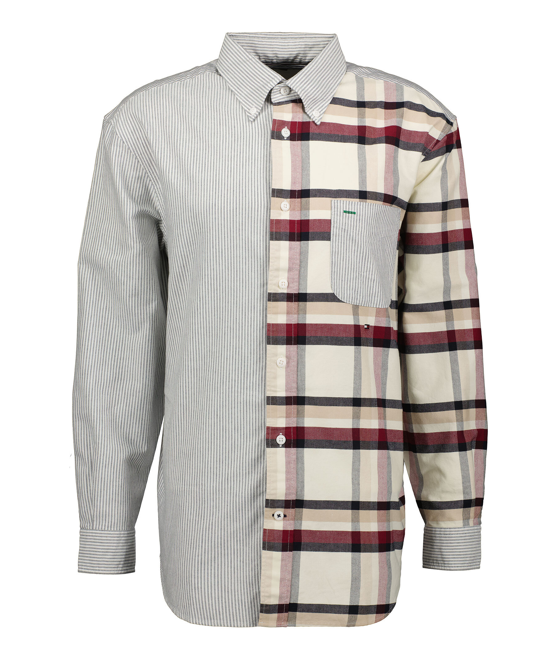 Check Blocking Shirt 1
