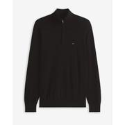 Essential Cotton Zip Mock