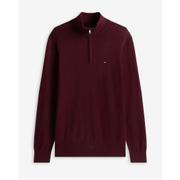 Essential Cotton Zip Mock