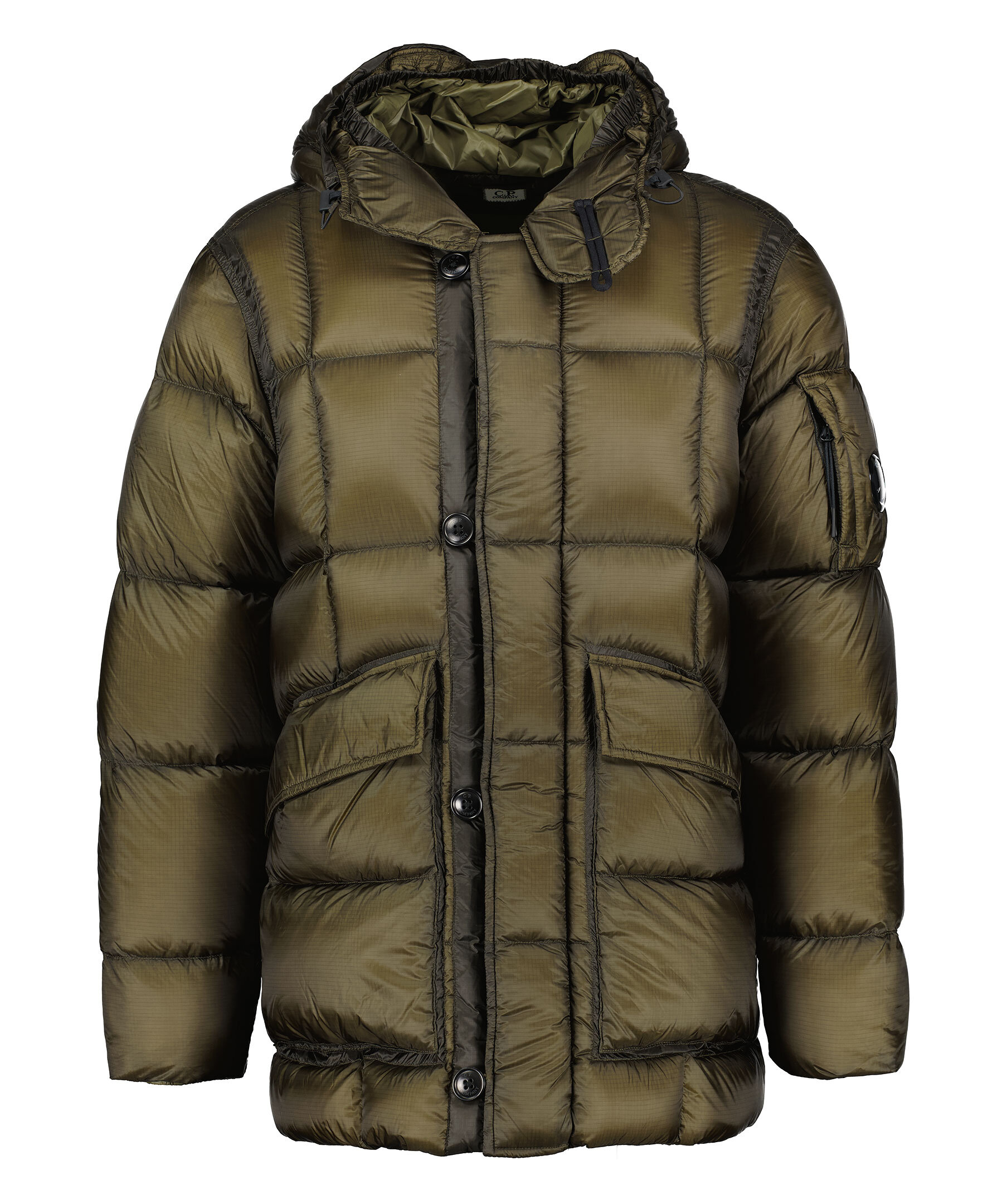 Handla Long Down Jacket, Grön hos Johnells.se