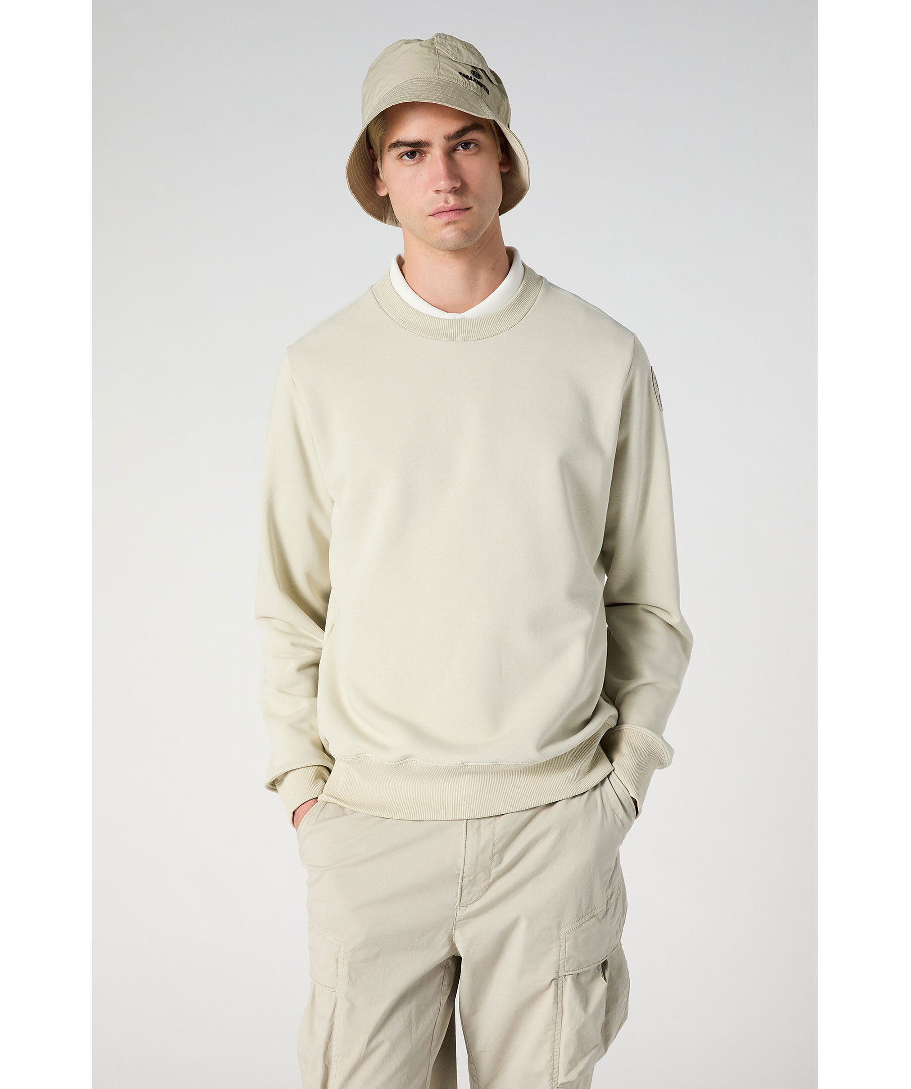Handla K2 Sweatshirt, Beige hos Johnells.se | PMFLEY21-0342