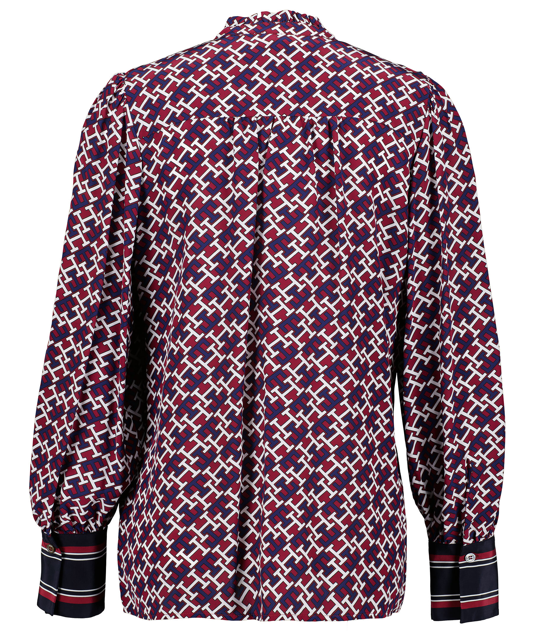 Monogram Frill Blouse 4