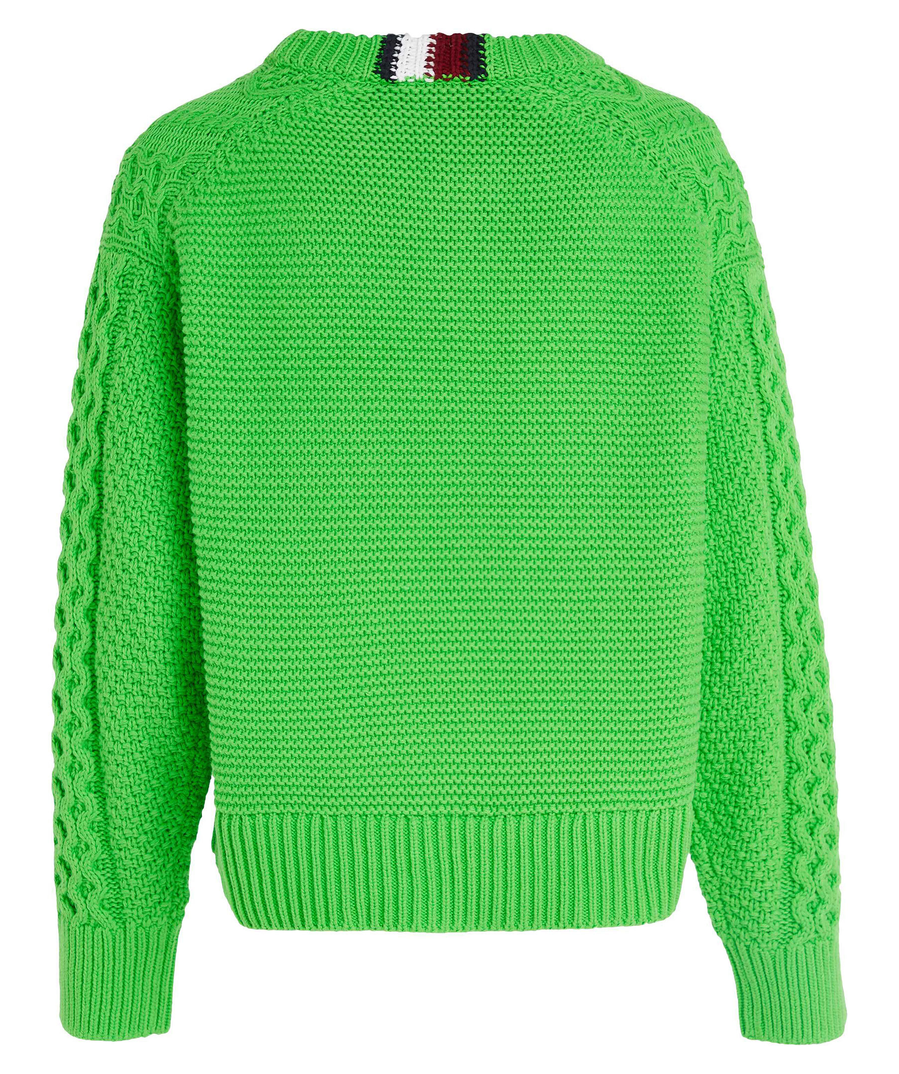 Cable Crew Neck Knit 2