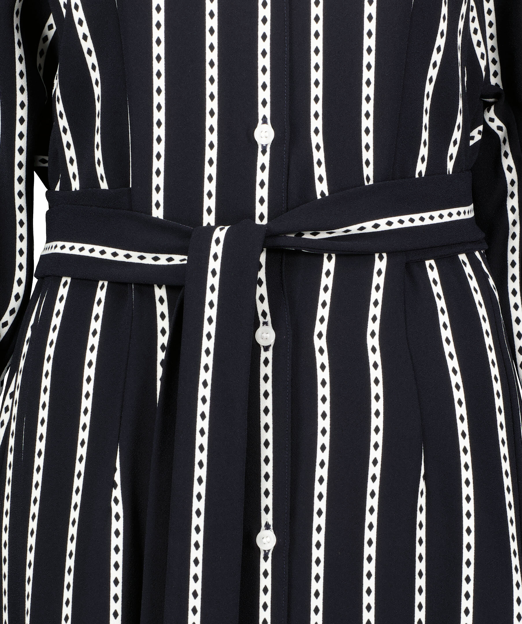 Argyle Stripe Shirt Dress 2