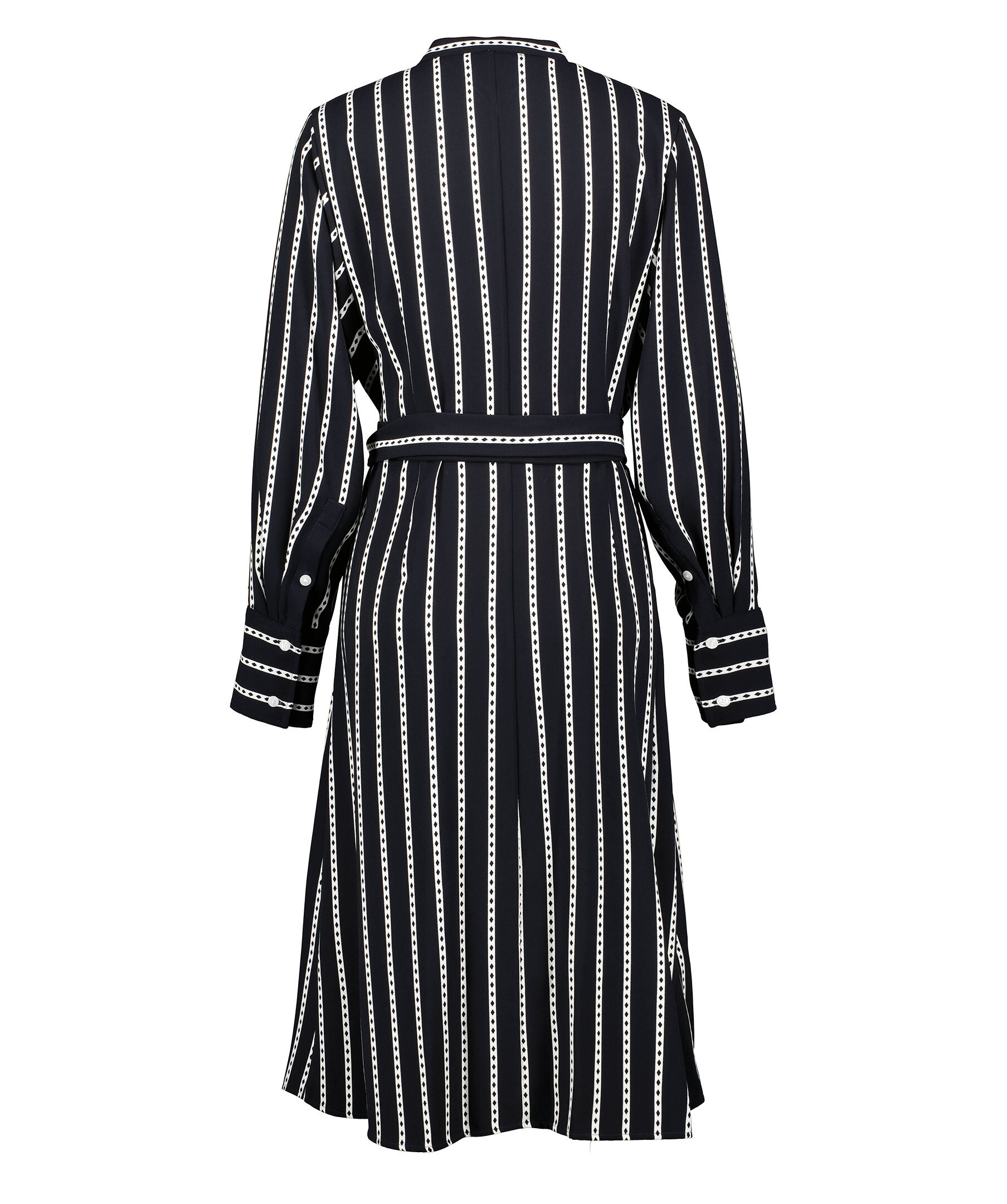 Argyle Stripe Shirt Dress 3